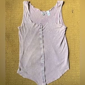 Light Purple Buckle Tank L